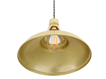 GENEVA INDUSTRIAL BRASS PENDANT - Handmade pendant lamp by mullan lighting - view 2